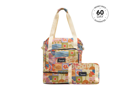 Retro Shores - Recycled Tote Bag